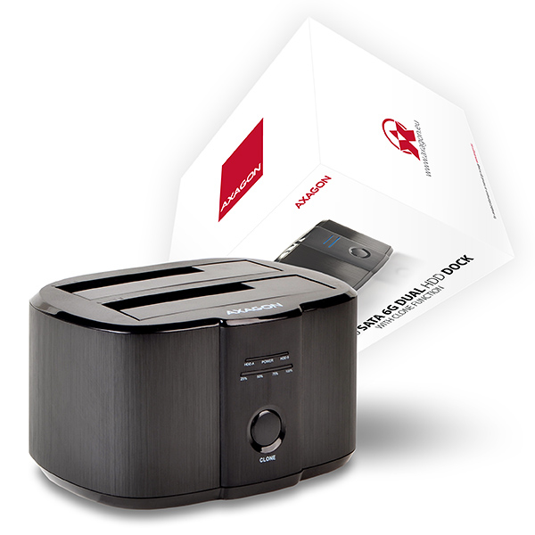 Axagon ADSA-ST storage drive docking station USB 3.2 Gen 1 (3.1 Gen 1) Type-B Black – image 2