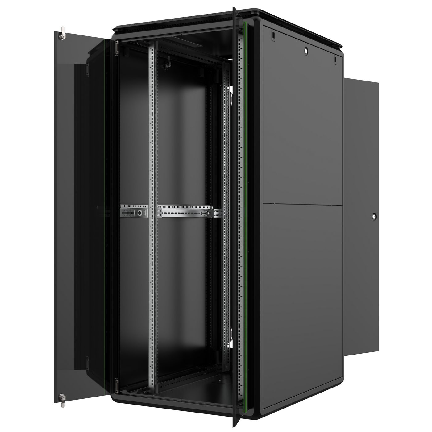 Lanview RDL36U81BL rack cabinet 36U Freestanding rack Black – image 2
