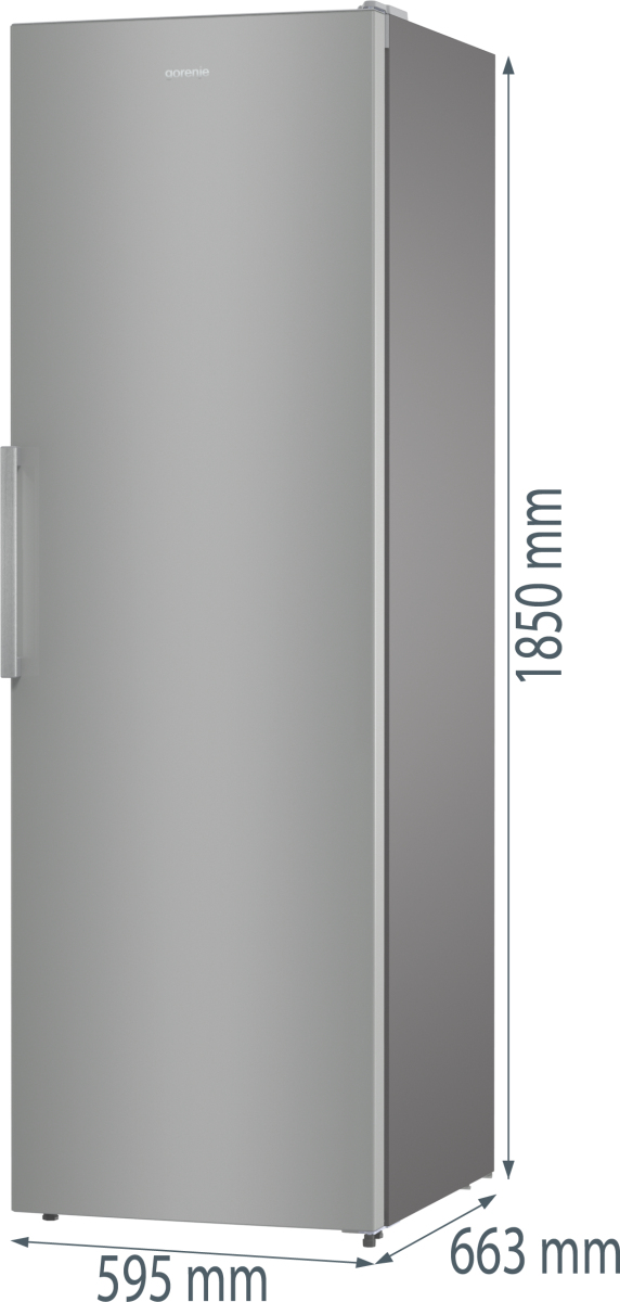 Gorenje Fristående kylskåp med stor kapacitet för daglig förvaring. Dynamic Air och fläktassisterad kylning säkerställer jämna temperaturer, medan två CrispZone – image 9