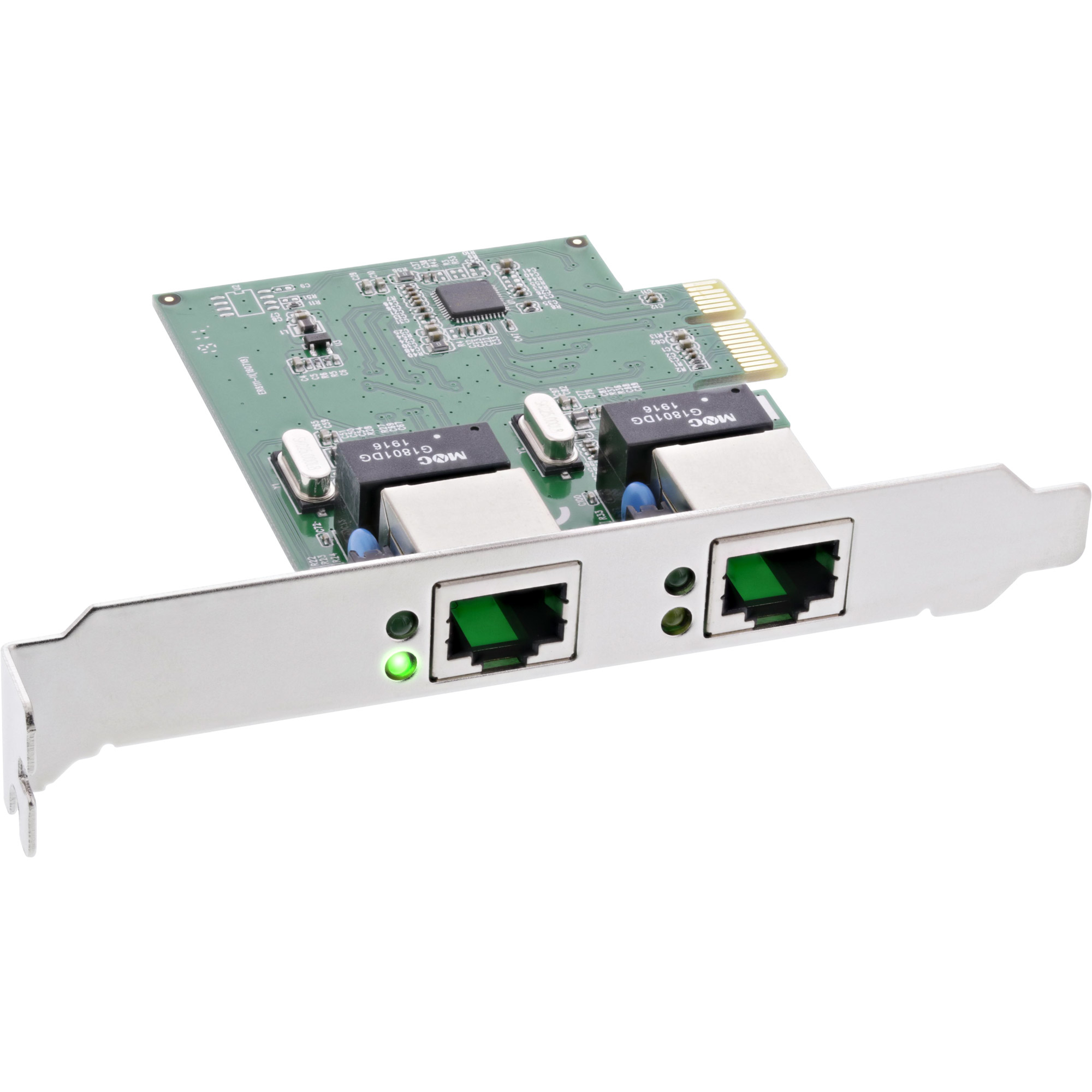 InLine Dual Gigabit Network Interface Card – image 1