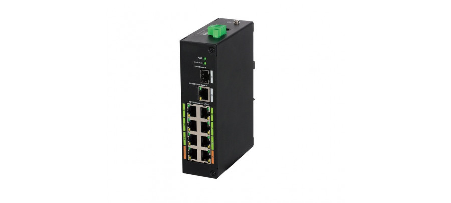 Dahua Technology DH-LR2110-8ET-120 Gestito L2 Fast Ethernet (10/100) Supporto Power over Ethernet (PoE) Nero