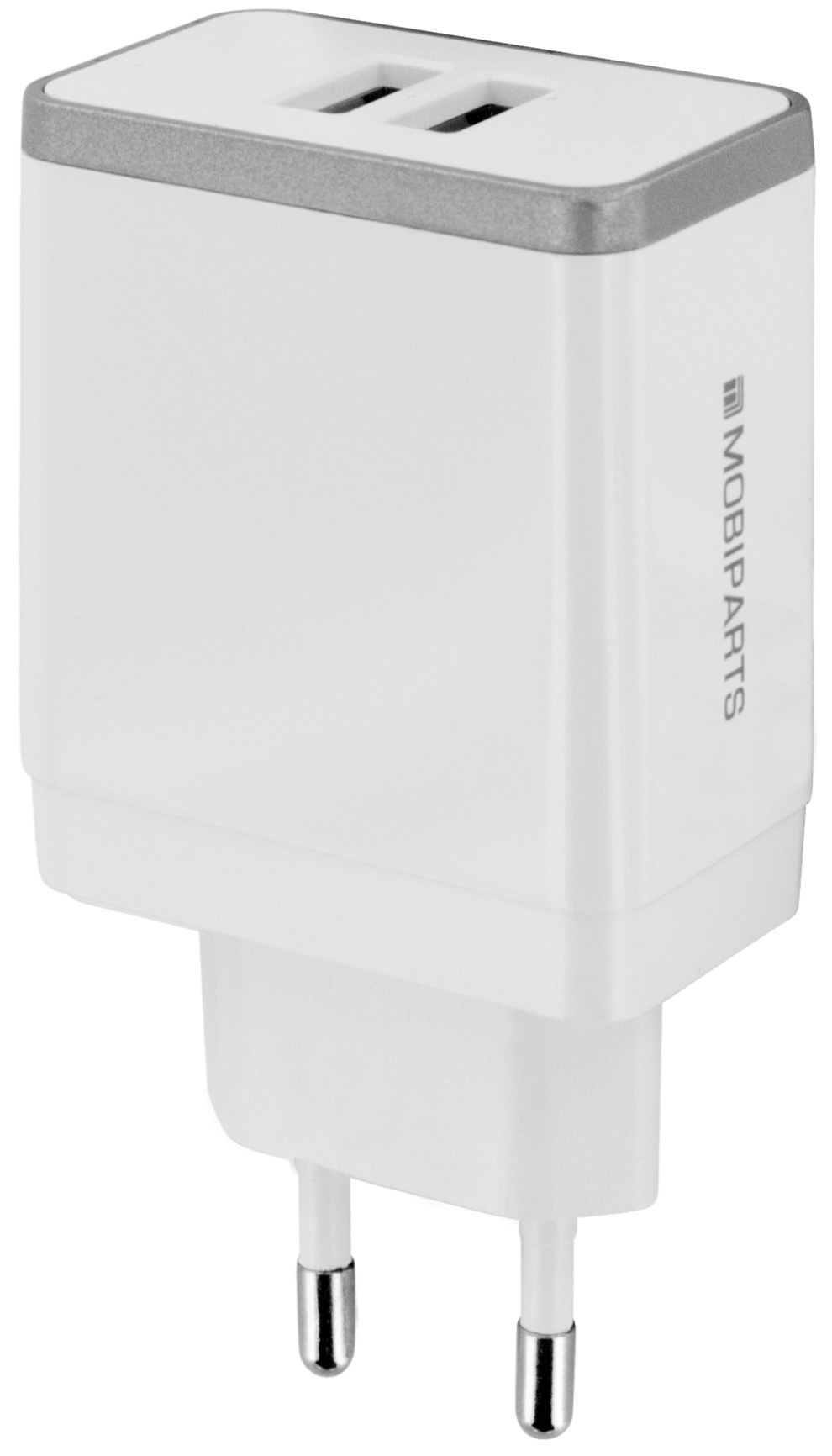 Mobiparts Wall Charger Dual USB 4.8A White – image 1