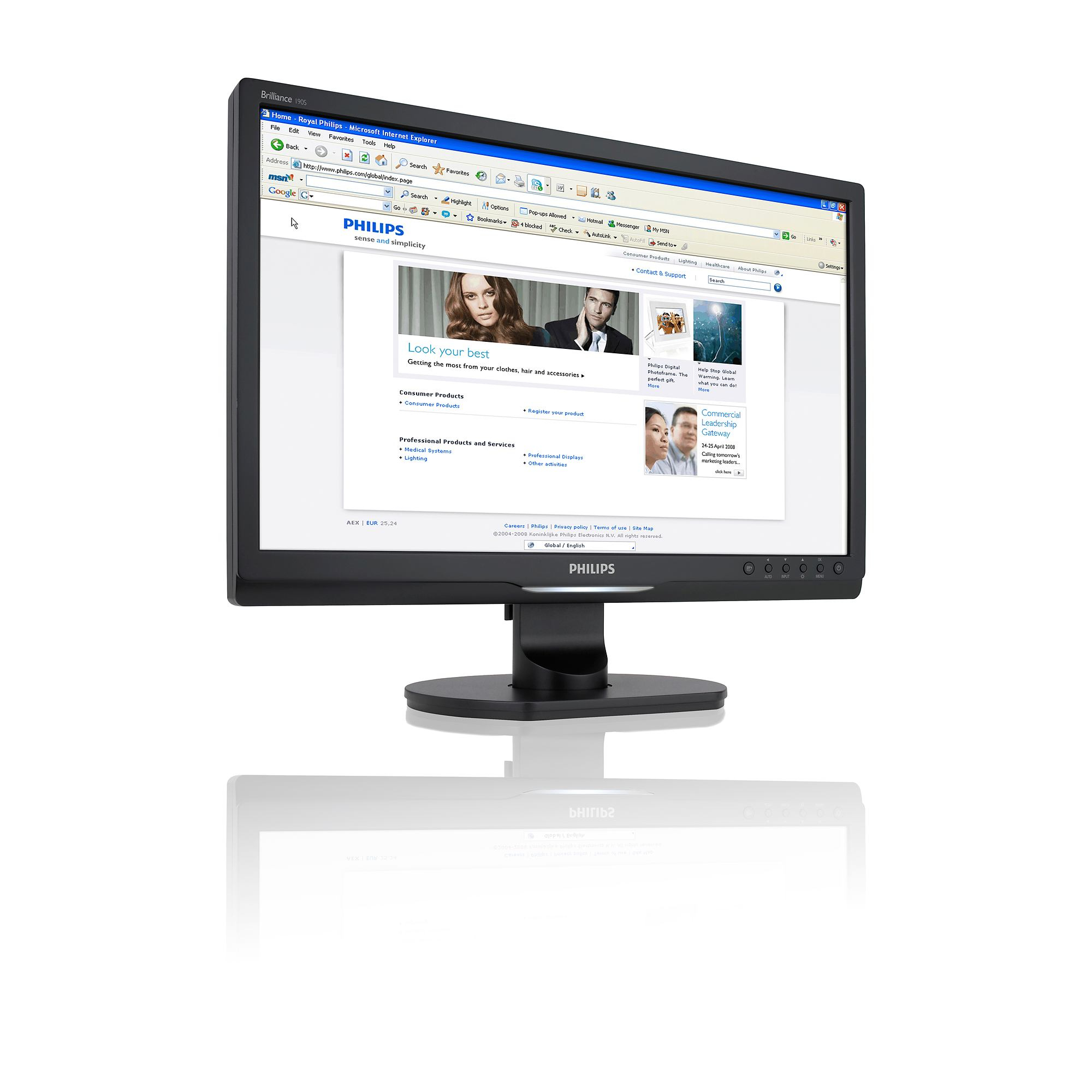 Philips Brilliance 190S1SB/27 computer monitor – image 2