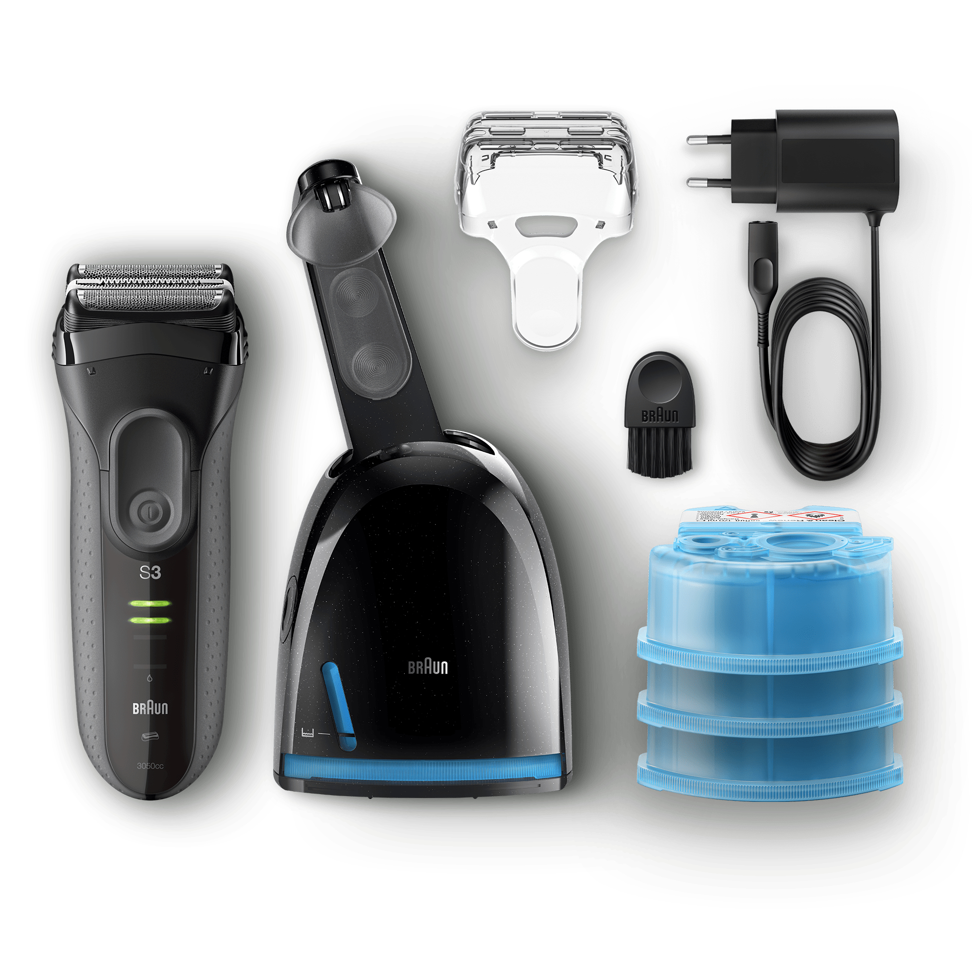 Braun Series 3 81640348 men's shaver Foil shaver Trimmer Black, Grey – image 4