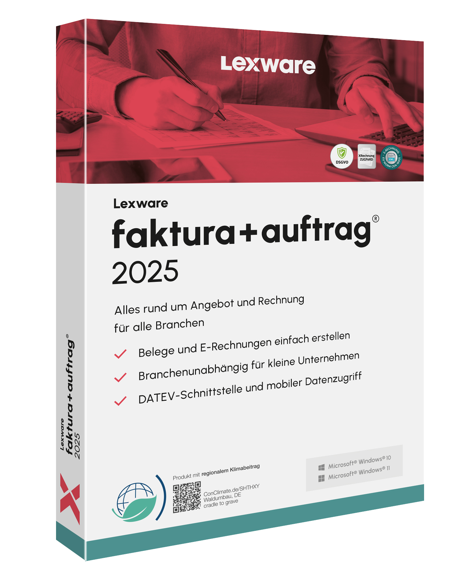 Lexware faktura+auftrag 2025 Jahresversion (365-Tage) Contabilità 1 anno/i