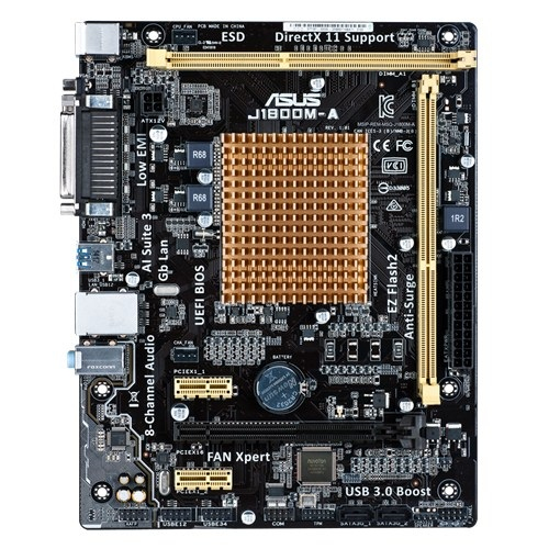 ASUS J1800M-A motherboard BGA 1170 micro ATX