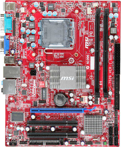 MSI G31TM-P35 motherboard LGA 775 (Socket T) micro ATX