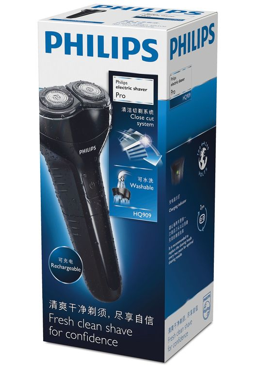 Philips HQ909/15 men's shaver Rotation shaver Black – image 2