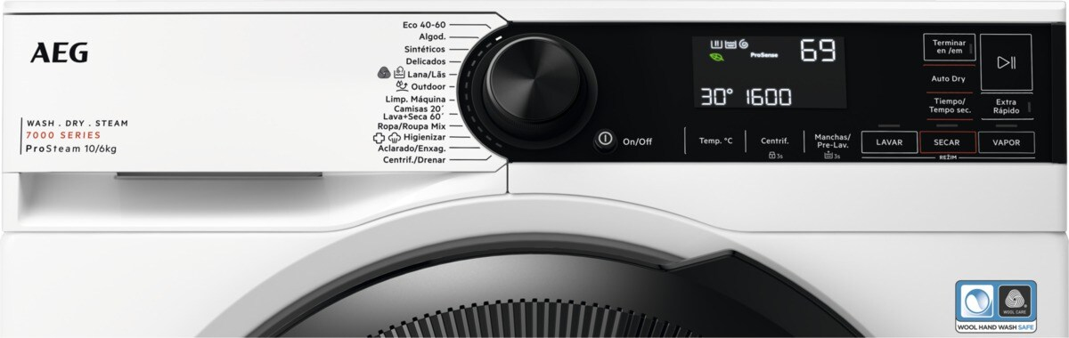 AEG Series 7000 LWR7316O4B washer dryer Freestanding Front-load White – image 2