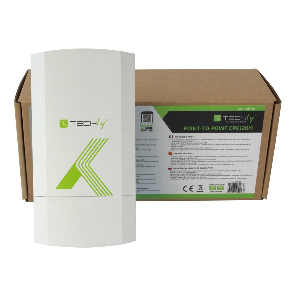 Techly Point-to-Point CPE 300Mbps to – image 2