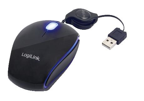 LogiLink ID0081 mouse Office Ambidextrous USB Type-A Optical 1000 DPI