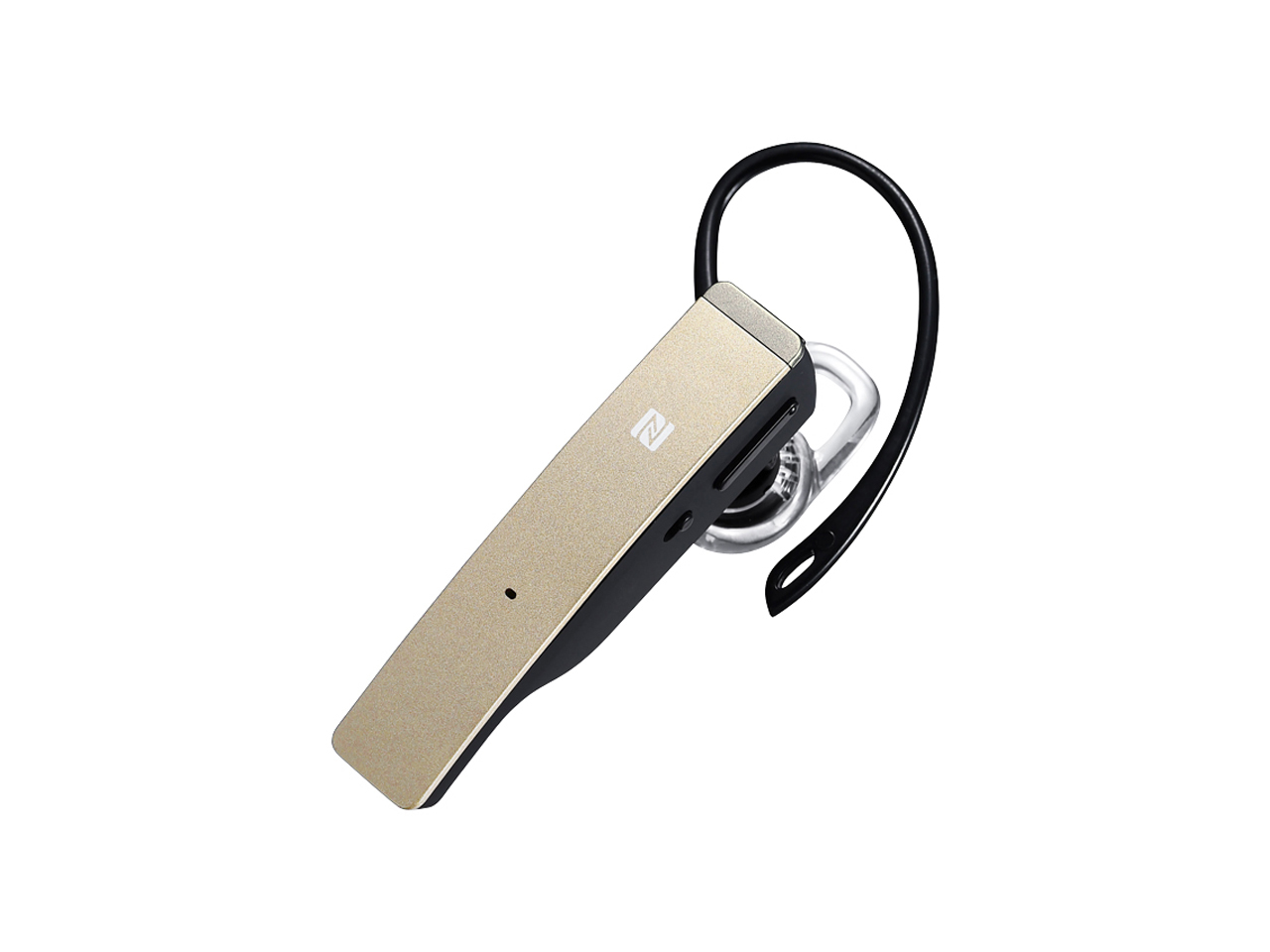 Buffalo BSHSBE34GD headphones/headset Wireless Ear-hook Bluetooth Gold – image 1
