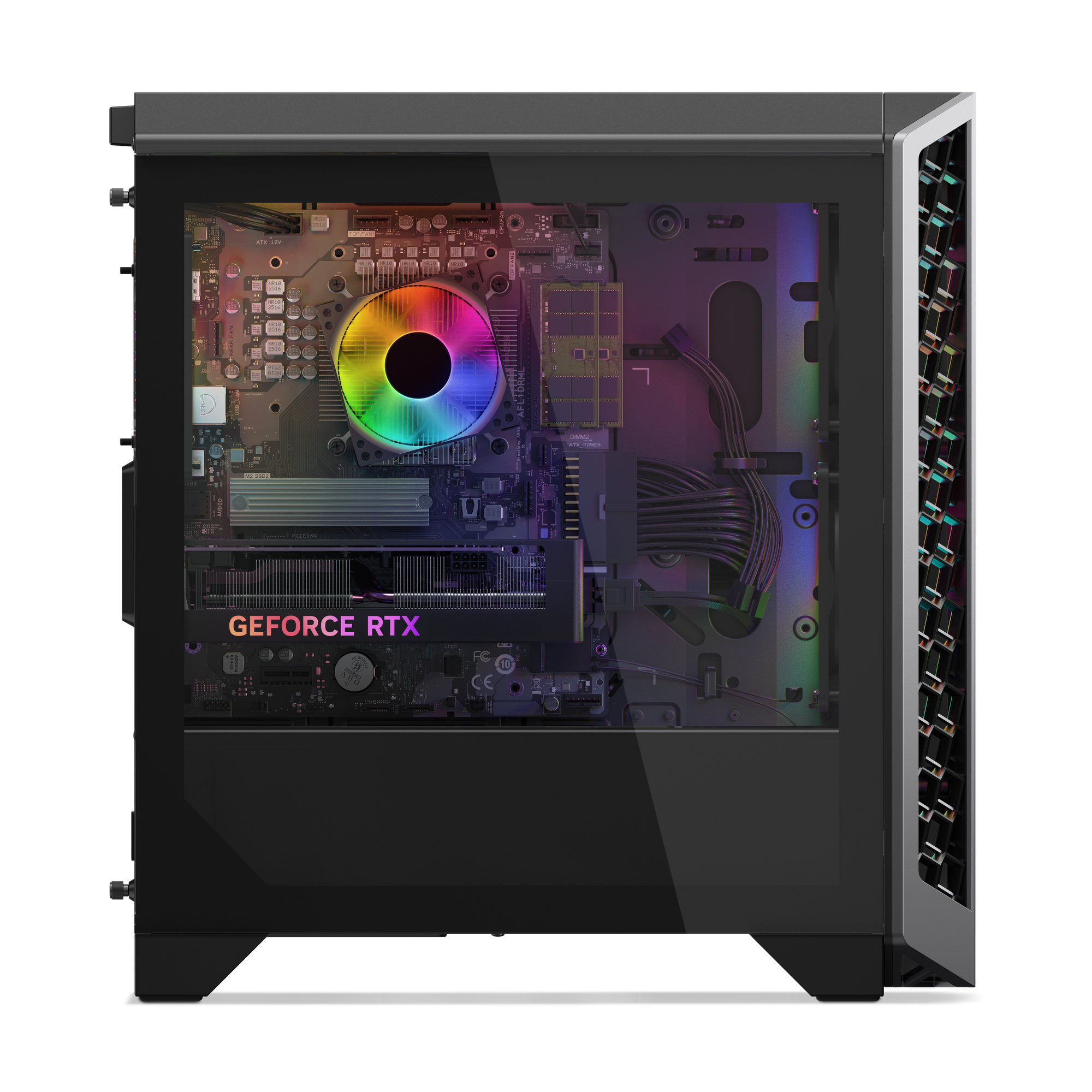 PC gaming - Lenovo LOQ Tower 26ADR10, AMD Ryzen™ 7 8745HX, 16GB RAM, 512GB SSD, GeForce RTX™ 5060, Windows 11 Home, Gris - imagen 5