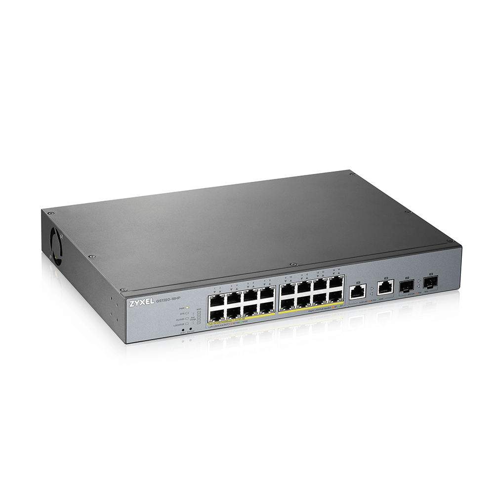 16-PORT GIGABIT POE+ L2 WEB MANAGED SWITCH (250W) W/2 SFP UPLINK