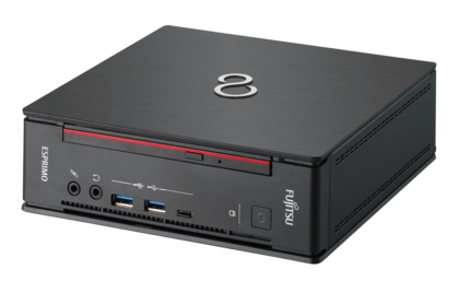 Fujitsu ESPRIMO Q958 Intel® Core™ i5 i5-8500T 8 GB DDR4-SDRAM 256 GB SSD Windows 10 Pro Mini PC Black, Red image 3