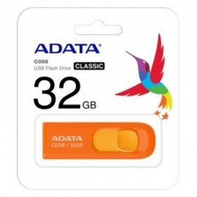 Memoria USB Adata C008 32GB USB 20 Naranja AC008-32G-ROR - Código: AC008-32G-ROR | Compra en Guadalajara