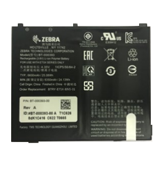Zebra BTRY-ET5X-8IN5-01 ricambio e accessorio per tablet Batteria