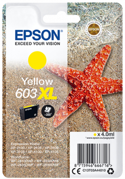 Epson 603XL tindikassett 1 tk Originaal Kollane