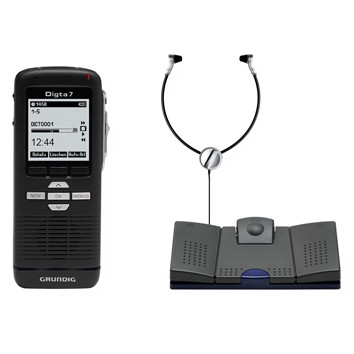Grundig Digta 7 Starter Kit i Vidinė atmintis ir atminties kortelė Juoda
