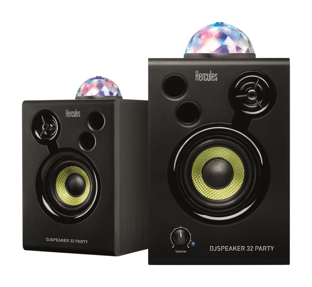 Hercules DJ Speaker 32 Party 2-way Black Wired 30 W image 1