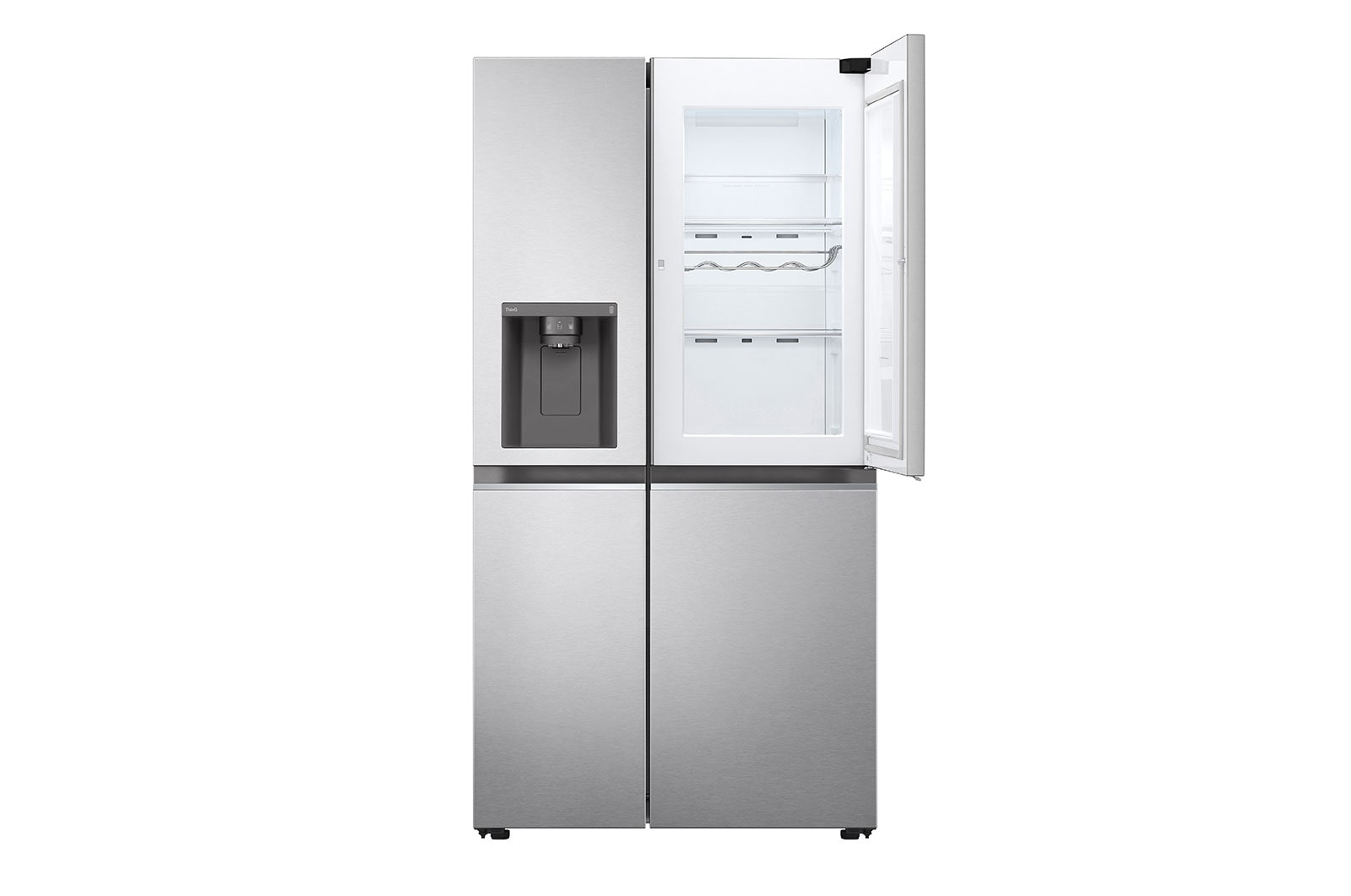 LG GSJV80BSLF side-by-side refrigerator Freestanding – image 2