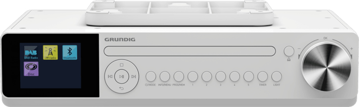 Grundig DKR 2000 BT Arbetsplats Digital Vit