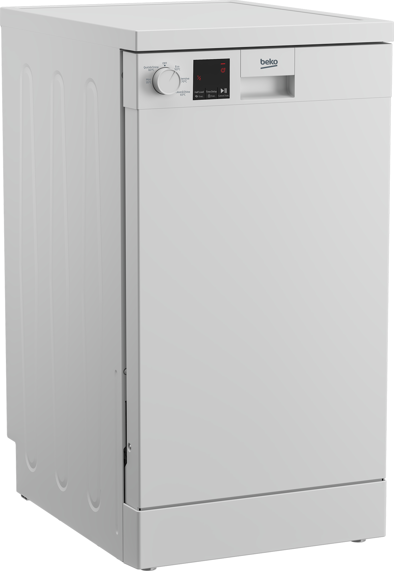 Beko DVS05J20W dishwasher Freestanding 10 place settings – image 3