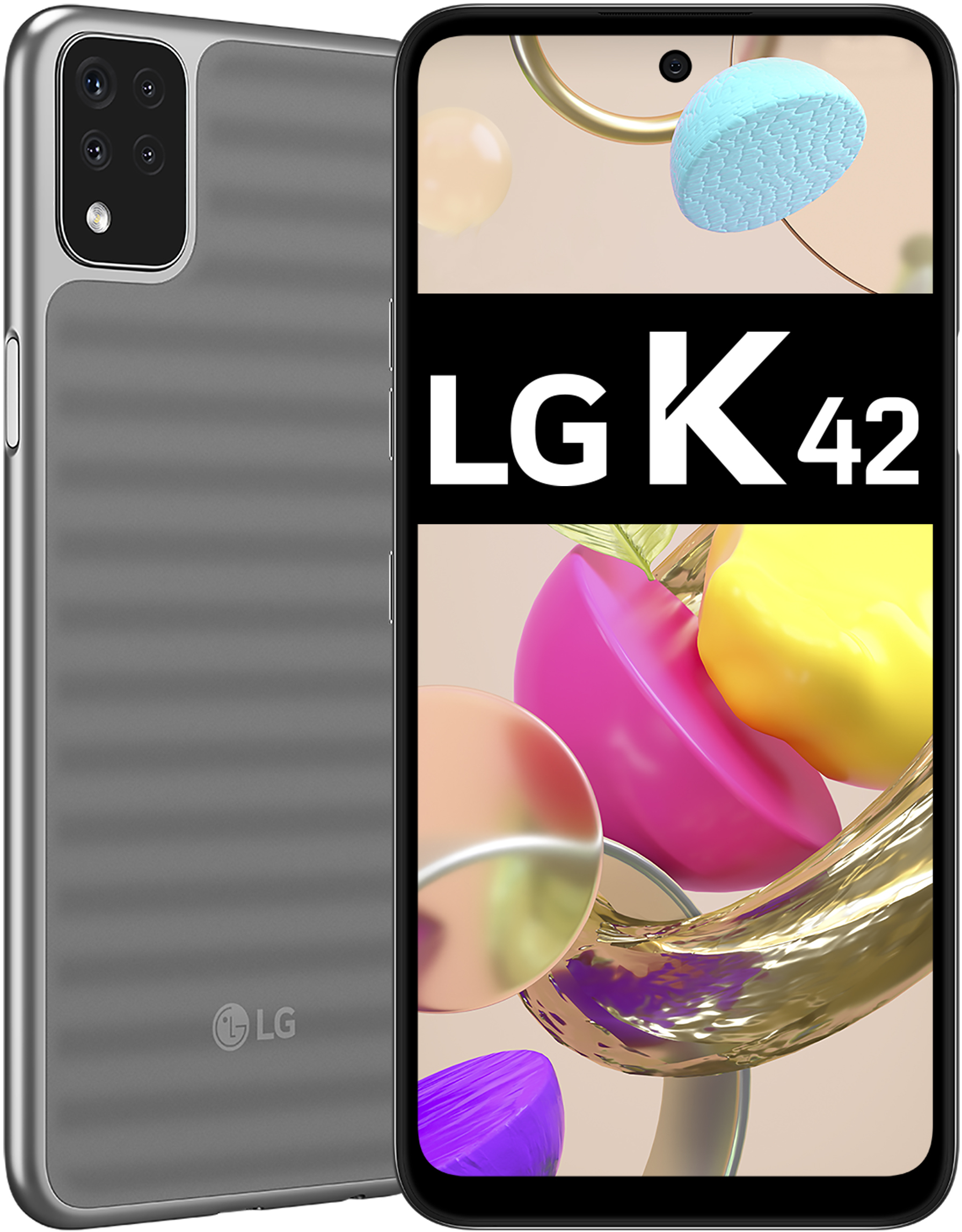 LG K42 16.7 cm (6.59") Dual SIM Android 10 4G USB Type-C 3 GB 64 GB 4000 mAh Grey – image 2