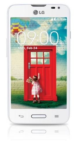 LG L65 10.9 cm (4.3") Single SIM Android 4.4 3G Micro-USB 1 GB 4 GB 2100 mAh White – image 1