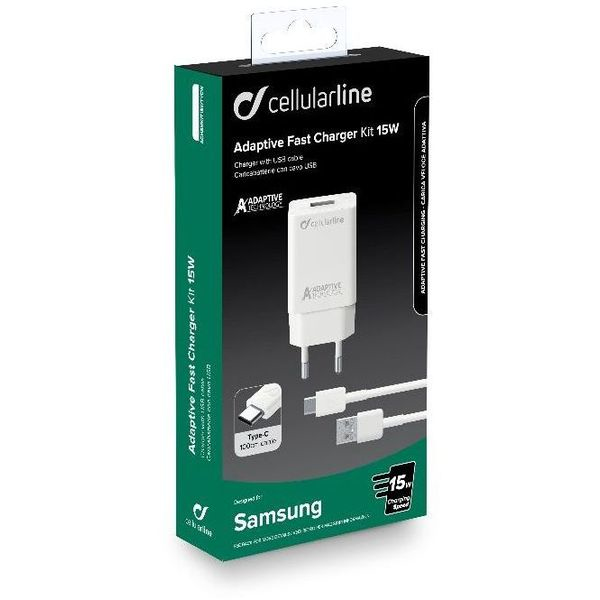 Cellularline 39229 mobile device charger Mobile phone, Smartphone, Tablet White AC Indoor – image 2