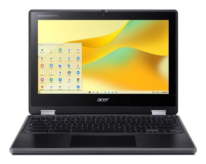 Acer Chromebook R756T-C822 Intel® N N100 29.5 cm (11.6") Touchscreen 4 GB LPDDR5-SDRAM 32 GB Flash Wi-Fi 6E (802.11ax) ChromeOS Black