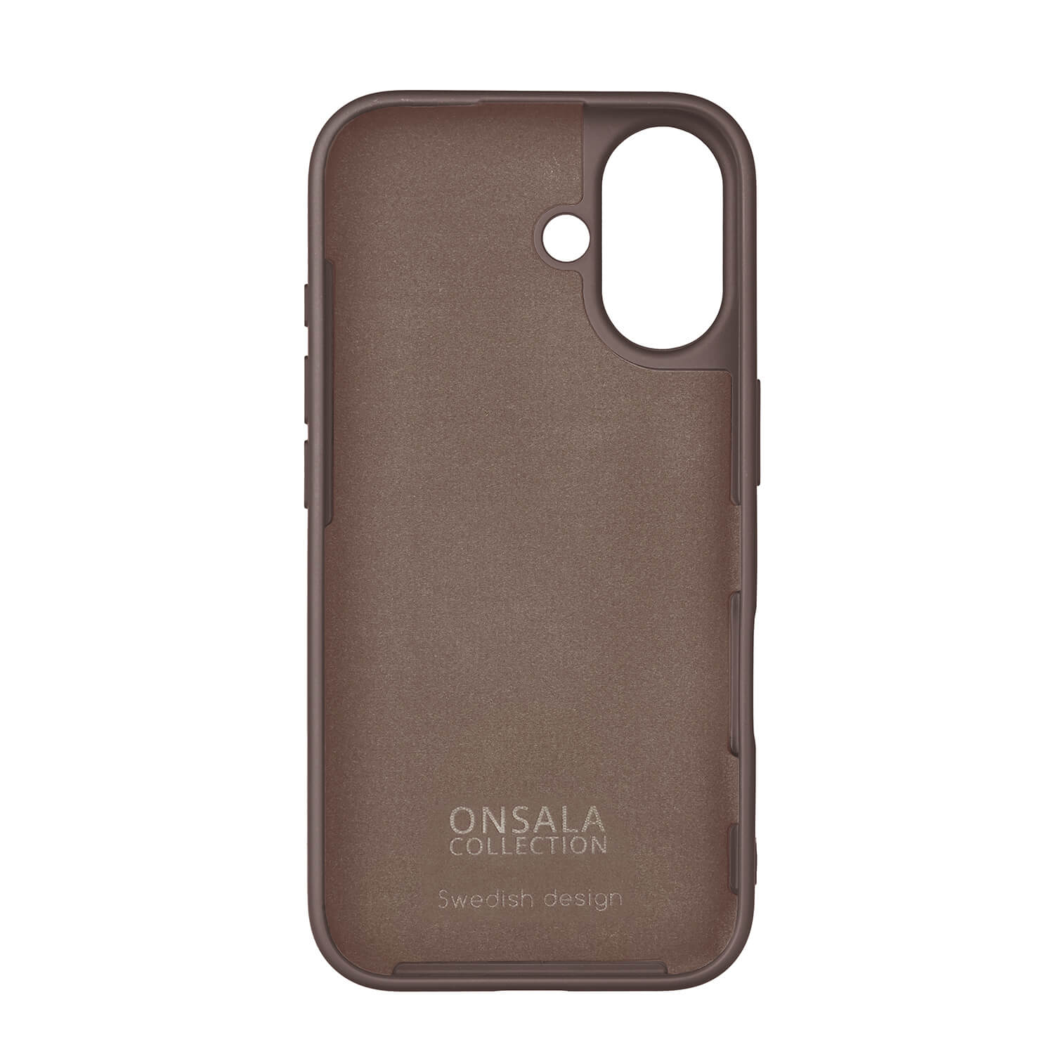 Onsala Phone Case with Silicone Feel Chocolate - iPhone 16 – image 3