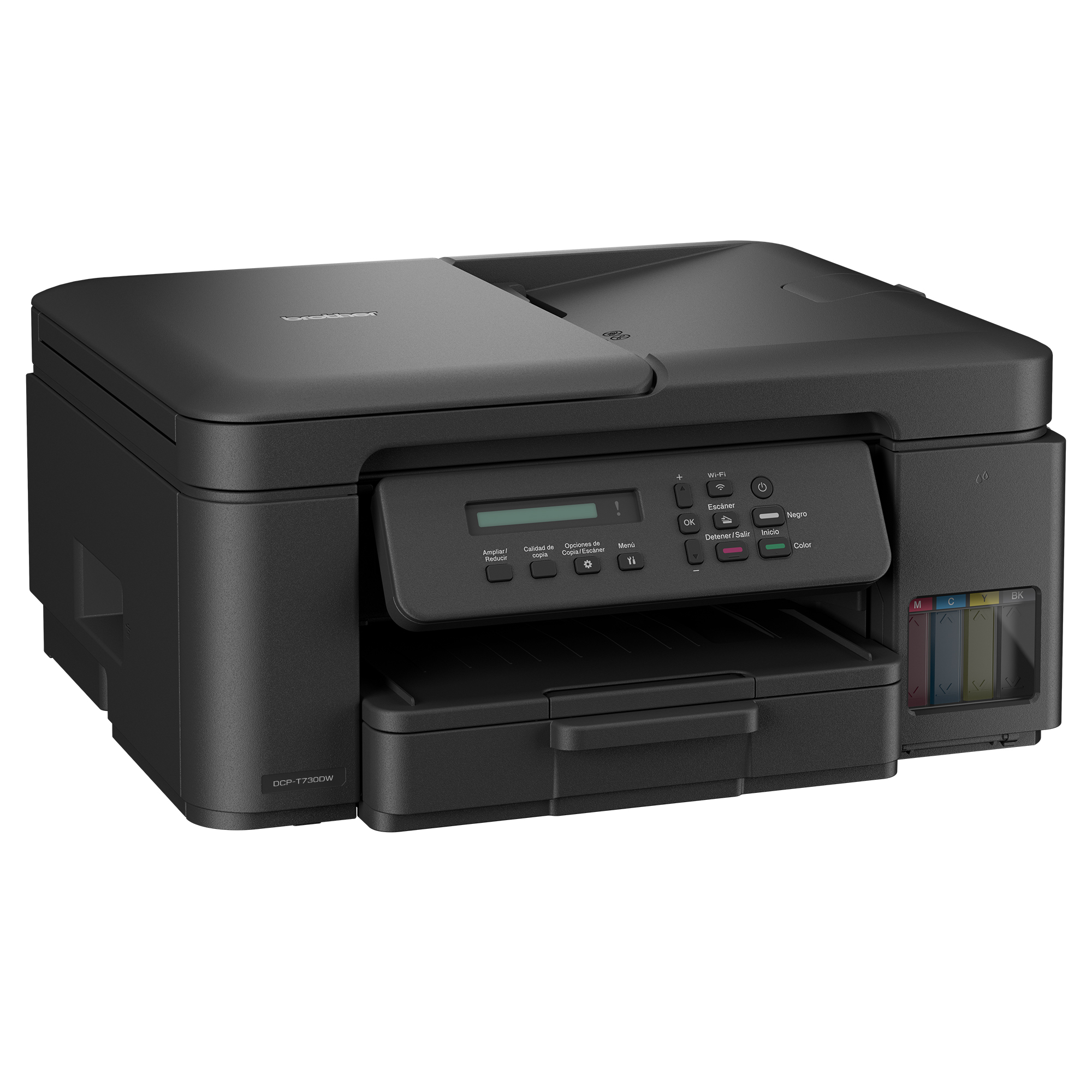 Multifuncional Brother DCP-T730DW - 27ppm Negro - 23ppm Color - Tinta Continua - Wi-Fi - USB - DCPT730DW Multifuncional Brother DCP-T730DW - 27ppm Negro - 23ppm Color - Tinta Continua - Wi-Fi - USB - DCPT730DW