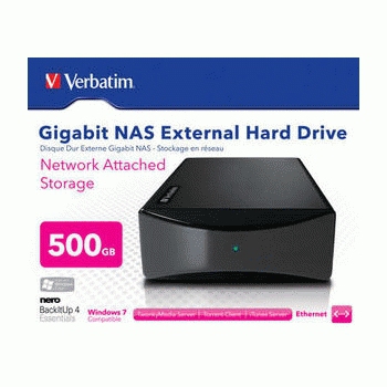 Verbatim Gigabit NAS External Hard Drive 500GB – image 4