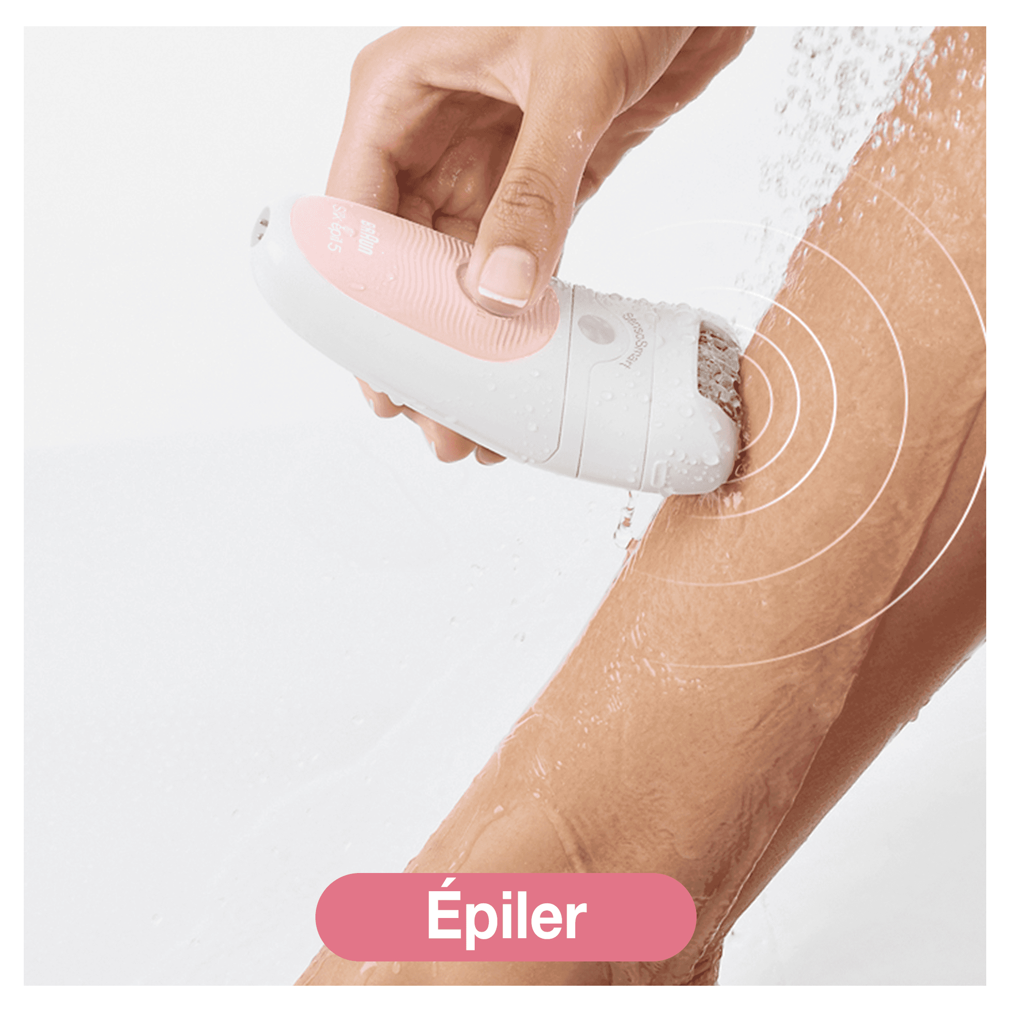 Braun Silk-épil 5 Wet&Dry Silk-épil Beauty Set 5 5-885 Starter 4-in-1 Cordless Wet & Dry Hair Removal - Epilator, Shaver, Trimmer, Face Cleanser – image 9