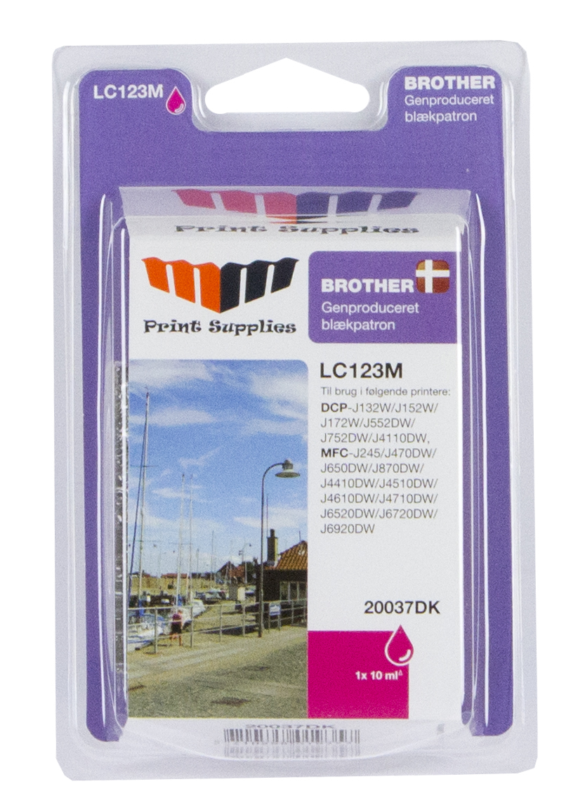 MM Magenta Inkjet Cartridge (LC123M)