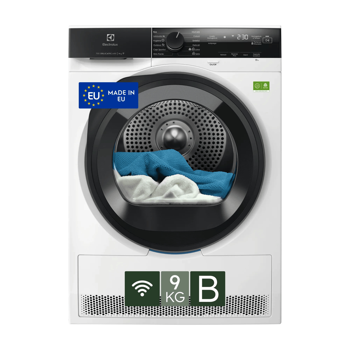 Electrolux EW7H49YB tumble dryer Freestanding Front-load