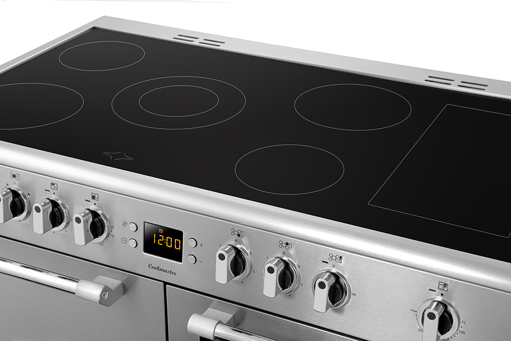 Leisure CK100C210X 100cm Electric Range Cooker with Five Ceramic Zones – image 3