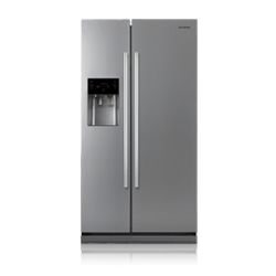 Samsung RS-H1UHPE1 side-by-side refrigerator Freestanding Stainless steel