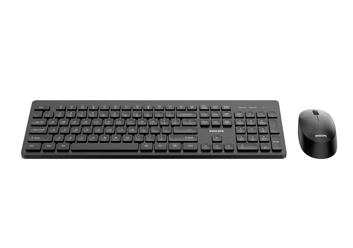 Philips 3000 series SPT6308B/94 keyboard Mouse included Home/Office RF Wireless QWERTY Black – image 5