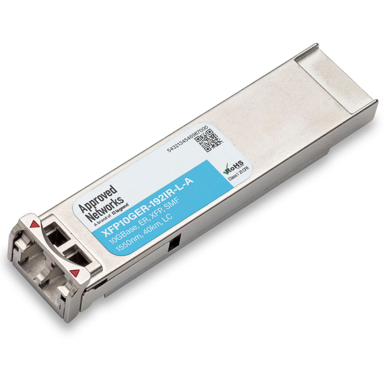 Legrand XFP10GER-192IR-L-A network transceiver module Fiber optic 10000 Mbit/s XFP 1550 nm