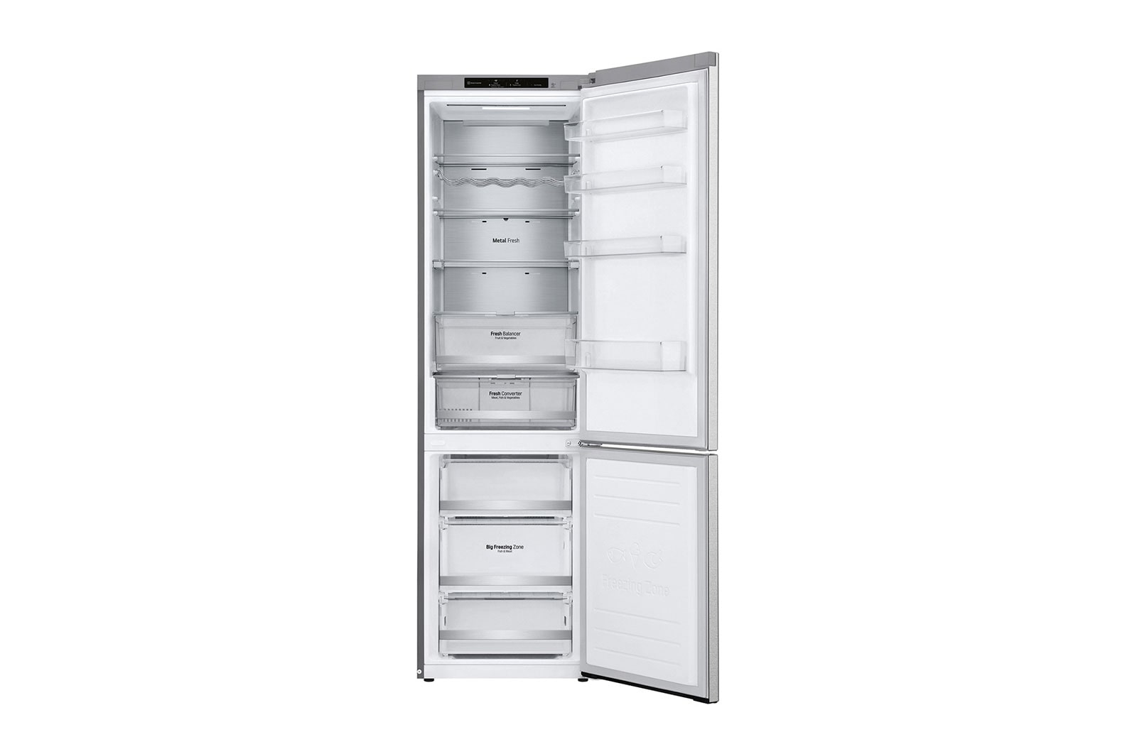 LG GBB72MBVGN fridge-freezer Freestanding – image 4