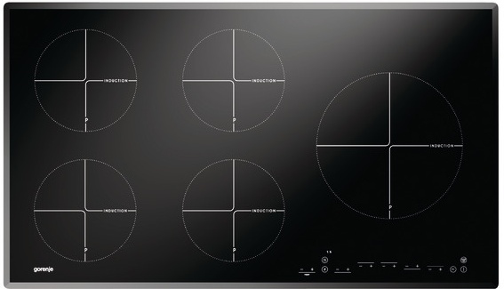 Gorenje IT951AC hob Black Built-in Zone induction hob 5 zone(s)