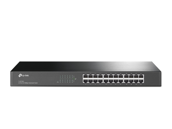 TP-Link TL-SF1024(UK) network switch Unmanaged Fast Ethernet (10/100) Black