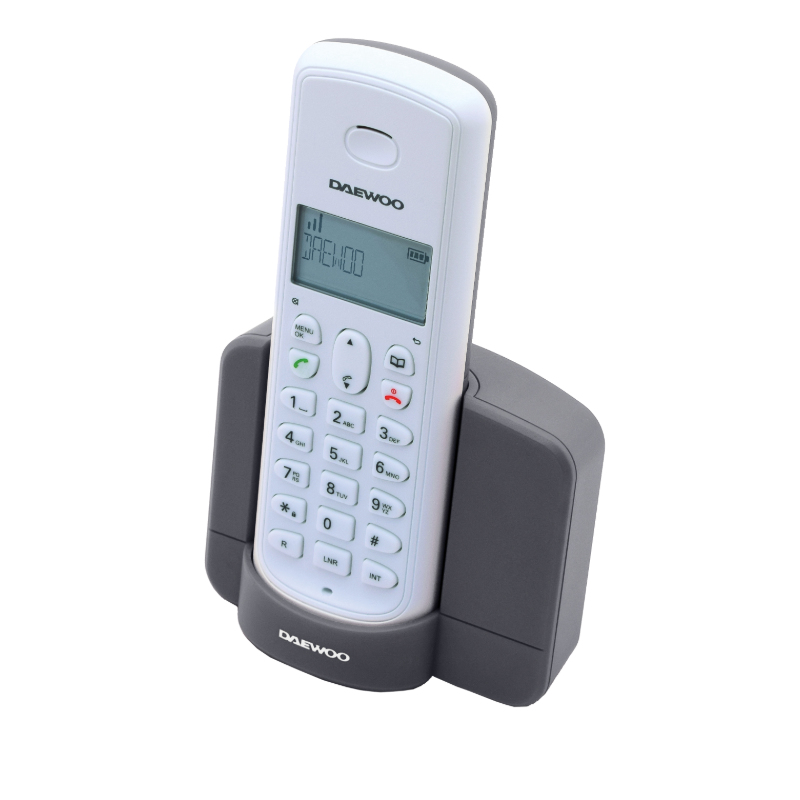 Daewoo DTD-1350 DECT telephone Caller ID Black, White