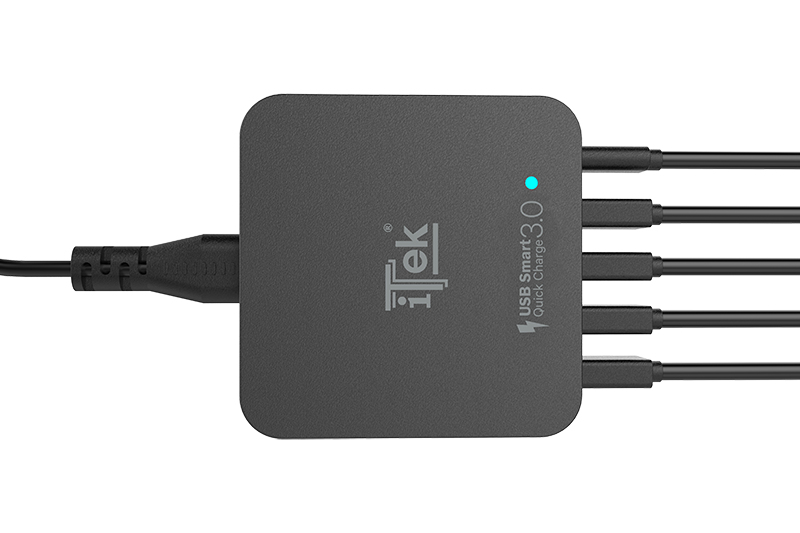 itek ITSCT5U40 mobile device charger Universal Black AC Fast charging Indoor – image 3