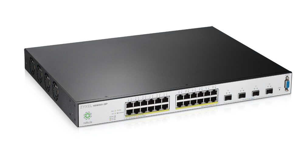 Zyxel NSW200-28P Managed L2 Gigabit Ethernet (10/100/1000) Power over Ethernet (PoE) Black, Grey – image 2