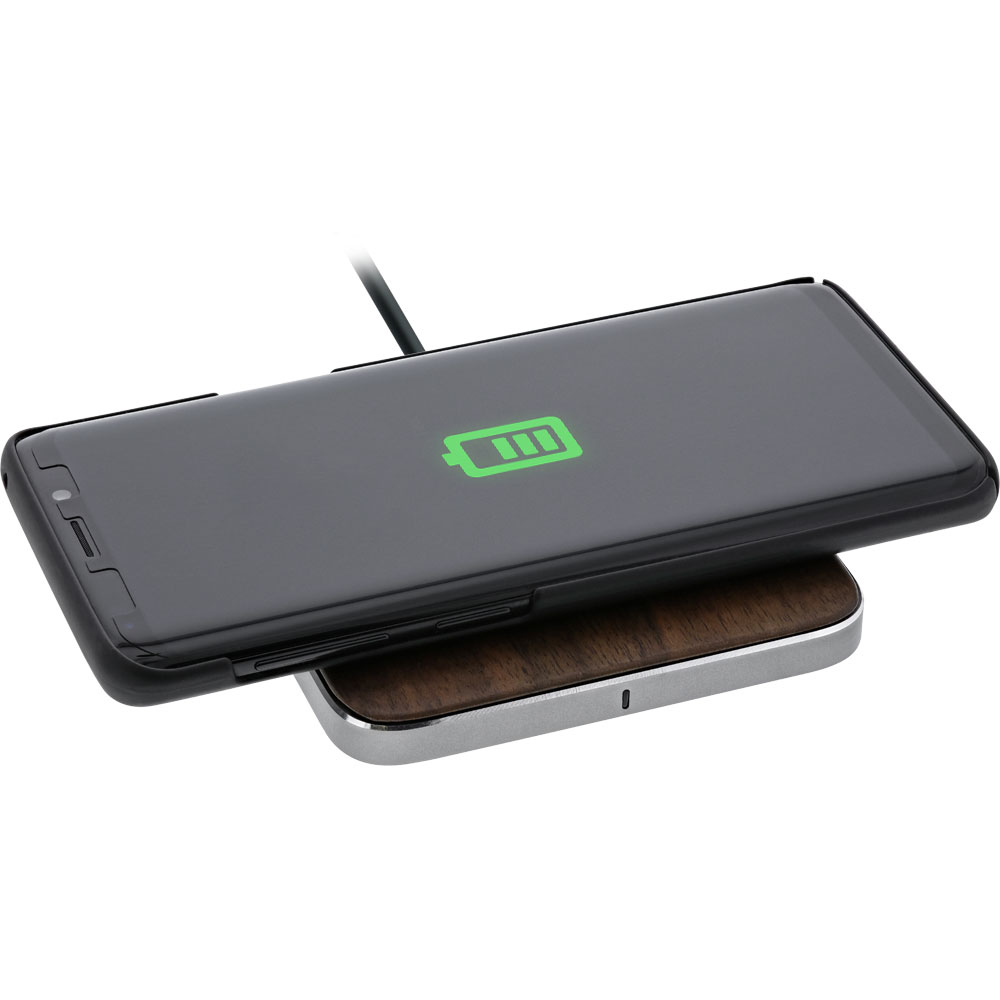 InLine 33393U mobile device charger Universal Walnut USB Wireless charging Indoor – image 5