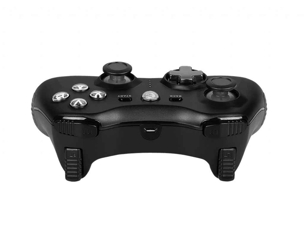 MSI FORCE GC20 V2 Gaming Controller 'PC and Android ready, Wired, adjustable D-Pad cover, Dual vibration motors, Ergonomic design, detachable cables' – image 4