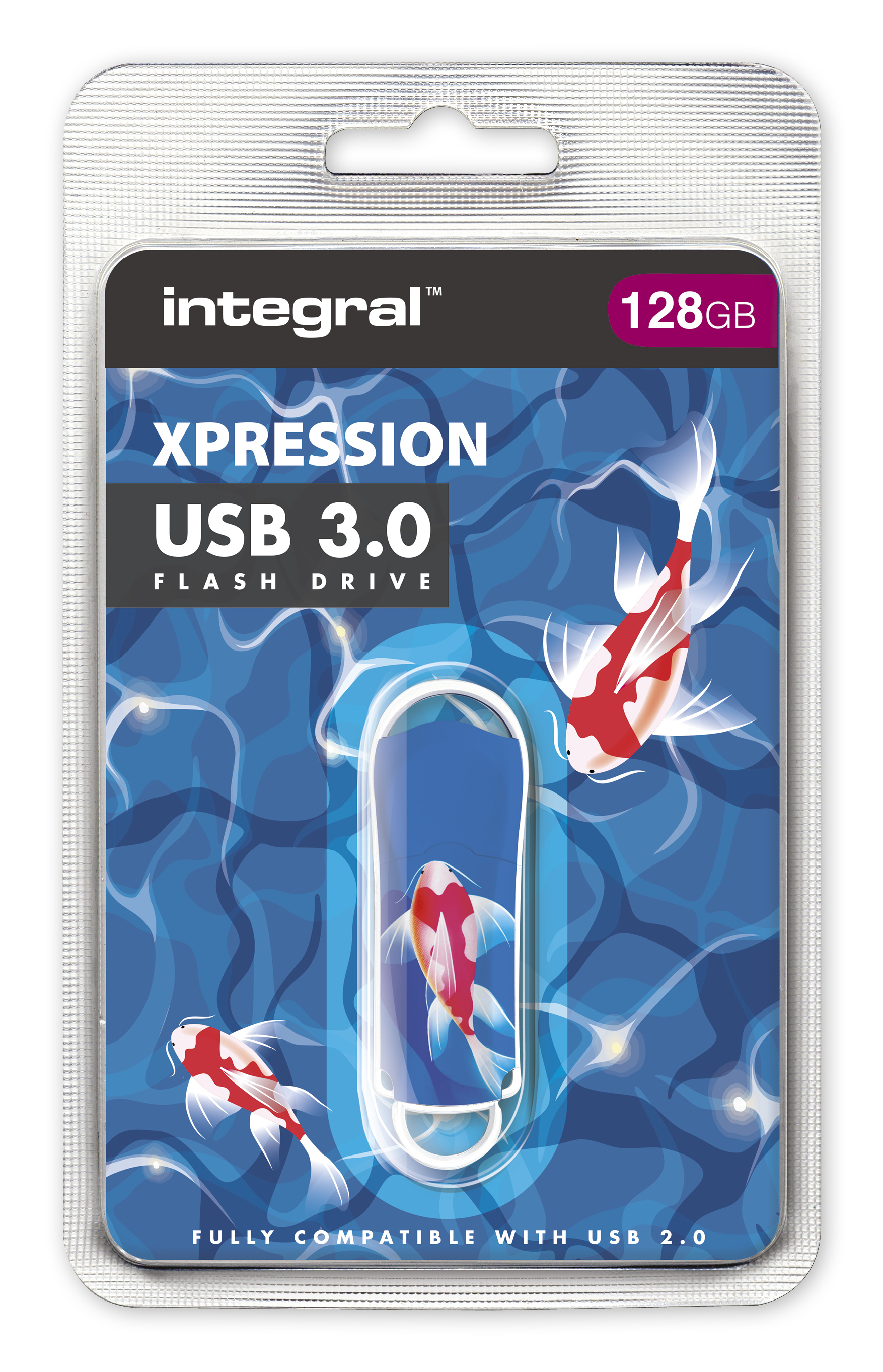 Integral 128GB USB3.0 DRIVE XPRESSION KOI FISH – image 8